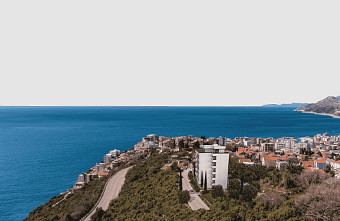 Apartments in a new building in Dobra Voda with sea views — photo 3